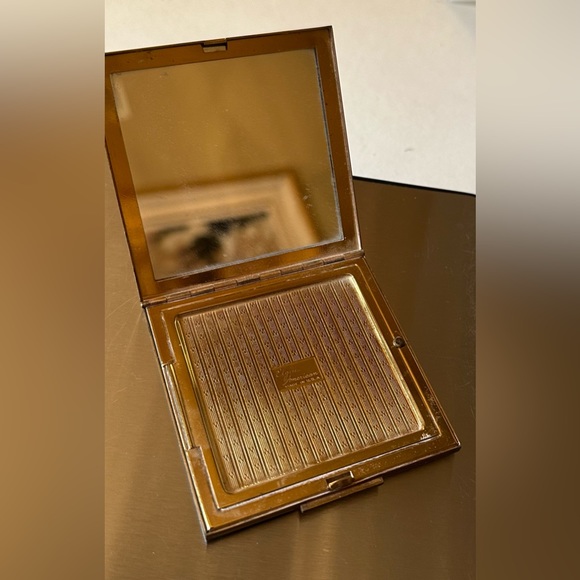 SOLD:Auction/ELGIN AMERICAN Empty Powder Case/GENUINE Abolone Stunning/MenWomen - Picture 8 of 9